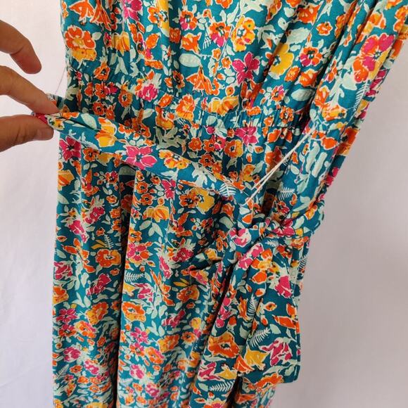 Lane Bryant Floral Convertible Off-The-Shoulder Maxi Dres Multicolor 14/16 - Picture 5 of 10